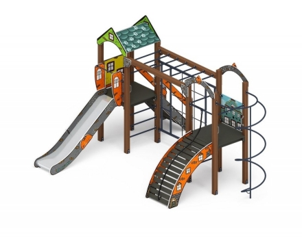 Детская игровая площадка Рада Город ДИК 2.01.2.07-01 H=1200, фото 1