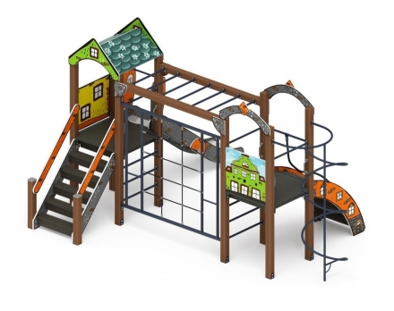 Детская игровая площадка Рада Город ДИК 2.01.2.07-01 H=1200, фото 2