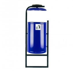 Урна уличная «Космос» вкапываемая с фиксатором (21 л), цвет бронза антик, фото 2 Урна уличная «Космос» вкапываемая с фиксатором (21 л), цвет бронза антик, фото 2