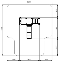 Горка с домиком - ИО 41.01.05-02 - (ЭКО) H=900, фото 6
