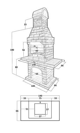 Прямоугольная беседка СИМФОНИЯ с барбекю, фото 3