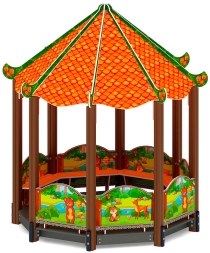 Беседка-пагода Карнавал (Полянка) - МФ 10.22.01-02, фото 4 Беседка-пагода Карнавал (Полянка) - МФ 10.22.01-02, фото 4