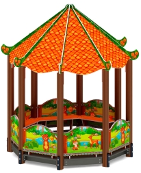 Беседка-пагода Карнавал (Полянка) - МФ 10.22.01-02, фото 2 Беседка-пагода Карнавал (Полянка) - МФ 10.22.01-02, фото 2