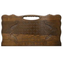 Нарды резные "Армянский узор 5" с ручкой 60, Haleyan Нарды резные "Армянский узор 5" с ручкой 60, Haleyan