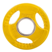 Диск обрезиненный ZSO цветной 3 HANDLE  D-51,  1,25 кг