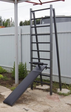 В-014 Гиперэкстензия горизонтальная, фото 1