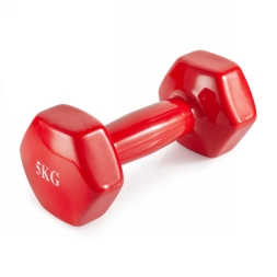 Гантель неразборная 5 кг винил, фото 1 Гантель неразборная 5 кг винил, фото 1