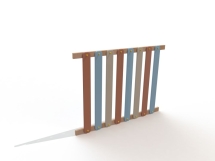 МФ 7.103 Ограждение 1500 мм деревянное декоративное