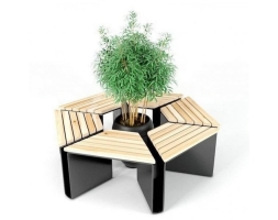 Скамейка TORUDA 067 Эраунд-4 (9 секций), фото 2