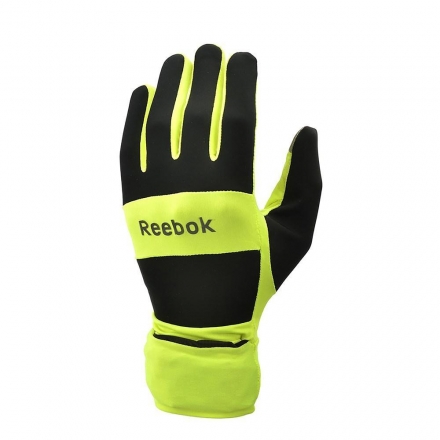 Всепогодные перчатки для бега Reebok размер L, RRGL-10134YL, фото 1