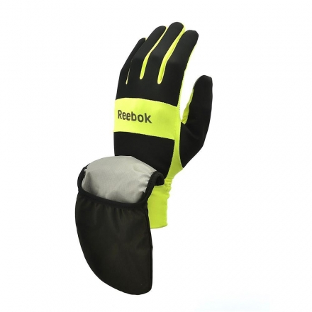 Всепогодные перчатки для бега Reebok размер L, RRGL-10134YL, фото 5