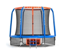 Батут DFC JUMP BASKET 12ft внутр.сетка, лестница (366cм) (два короба)