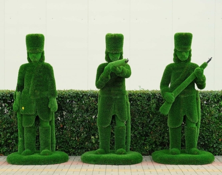 Топиари Гусар, Приклад на полу - газон Deluxe, фото 10