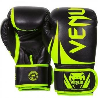Перчатки боксерские Venum Challenger 2.0 Neo Yellow/Black, фото 1