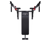 Прямая скамья со стойками под штангу DFC AKYEN