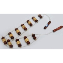 Массажер для спины деревянный темный