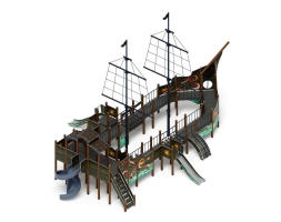 Детская игровая площадка Флагман (Летучий голландец) (винтовой скат) ДИК 2.03.3.03-11, фото 4 Детская игровая площадка Флагман (Летучий голландец) (винтовой скат) ДИК 2.03.3.03-11, фото 4