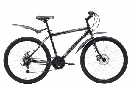 Велосипед Stark&#039;18 Respect 26.1 RD чёрный/тёмно-серый/серый 18&quot;, фото 1