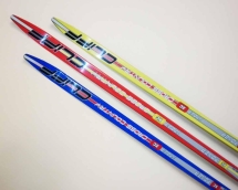 Лыжи беговые Cliff(дерево-пластик) 150 см.с насеч