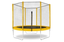 Батут с защитной сеткой &quot;Trampoline 10&quot; диаметр 3,0 м жёлтый