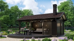 Прямоугольная беседка ТАНЕЦ