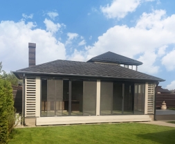 Застекленная беседка БАЛТИКА с барбекю, фото 1