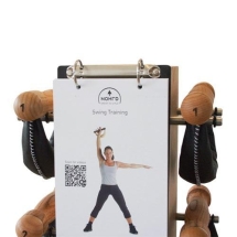 Набор гантелей с подставкой NOHrD Swing Turm, материал: орех, общий вес: 40 кг Набор гантелей с подставкой NOHrD Swing Turm, материал: орех, общий вес: 40 кг