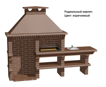 Печь Аристократ 814 Прямоугольный кирпич красный, фото 14