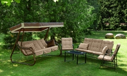 Качели садовые 3-х местные Родео-2, фото 4