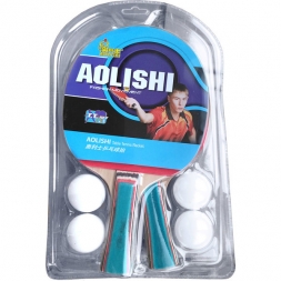 Набор для настольного тенниса Aolishi, 2 ракетки и 4 шарика