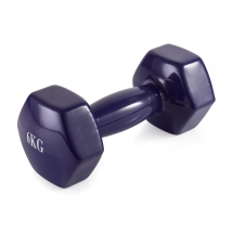 Гантель неразборная 6 кг винил Гантель неразборная 6 кг винил