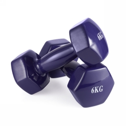 Гантель неразборная 6 кг винил, фото 2 Гантель неразборная 6 кг винил, фото 2