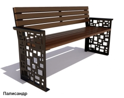 Скамейка уличная Барселона, Сосна 1,2 м, фото 2