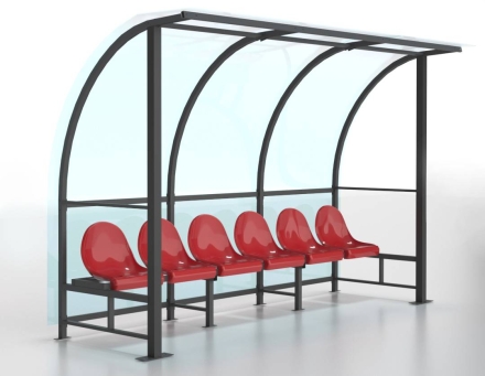 Скамейка для запасных игроков ОЛИМП СИТИ (на 6 мест), фото 1