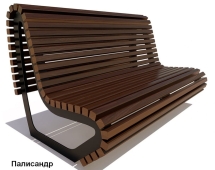 Скамейка парковая Лондон, Сосна 0,6 м