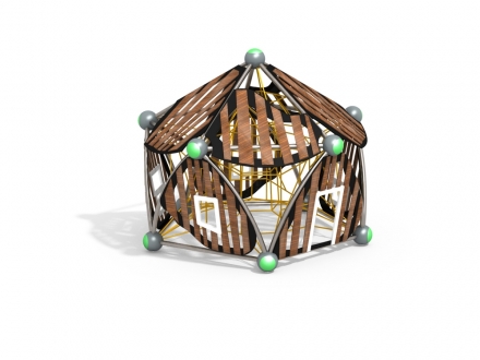 УК 7.421.11 Пятиугольный домик с сеткой, фото 1