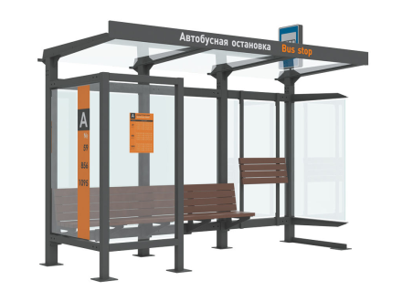 Остановочный павильон «Городской центр», DoorHan, фото 1