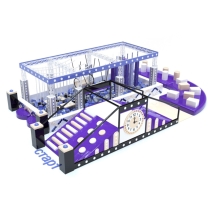 Ниндзя-парк &quot;Догони 2&quot; 108 м.кв. (13,2x8,2x3 м)