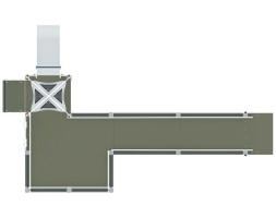 Горка Забота Космопорт (серый) ДОВ 20.14.03-02 Н 750, фото 5