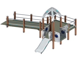 Горка Забота Космопорт (серый) ДОВ 20.14.03-02 Н 750, фото 4
