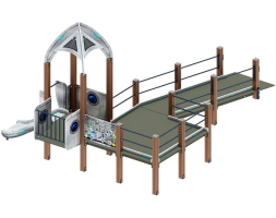 Горка Забота Космопорт (серый) ДОВ 20.14.03-02 Н 750, фото 3