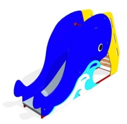 Детская горка Китенок ЗНГ 014 для игровых площадок Детская горка Китенок ЗНГ 014 для игровых площадок