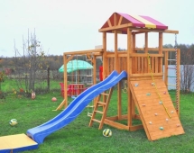 Детская игровая деревянная площадка для дачи "Мадрид 4" Детская игровая деревянная площадка для дачи "Мадрид 4"