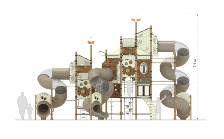 FUN-terra Игровой комплекс ЭКО-03 детский, фото 5