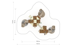 FUN-terra Игровой комплекс ЭКО-03 детский, фото 6