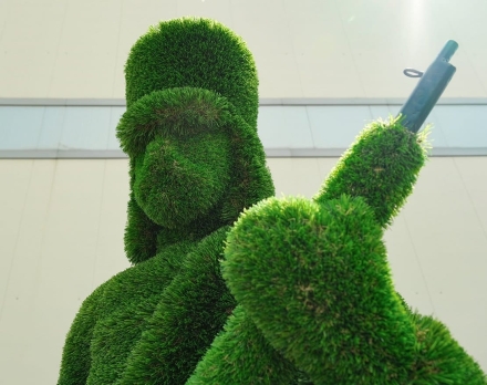 Топиари Гусар, Прицеливается - газон Deluxe, фото 9