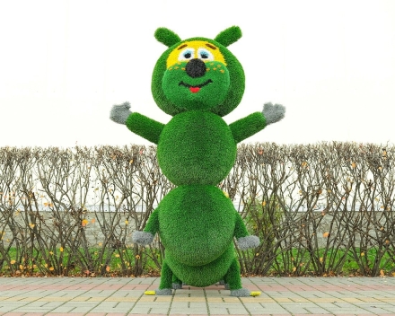 Топиари гусеница Лика, h=160см - газон Есо, фото 3