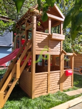 Детская площадка IgraGrad Клубный домик 3 с трубой