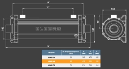 Теплообменник Elecro Escalade 75 кВт, фото 4 Теплообменник Elecro Escalade 75 кВт, фото 4
