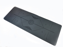 Коврик для йоги PU 183*68 *04 см с разметкой